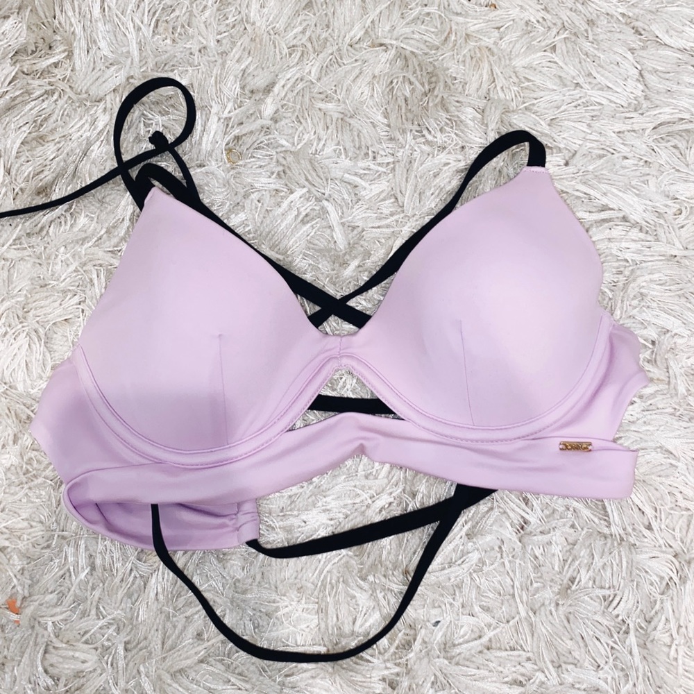 PINK tie back bikini